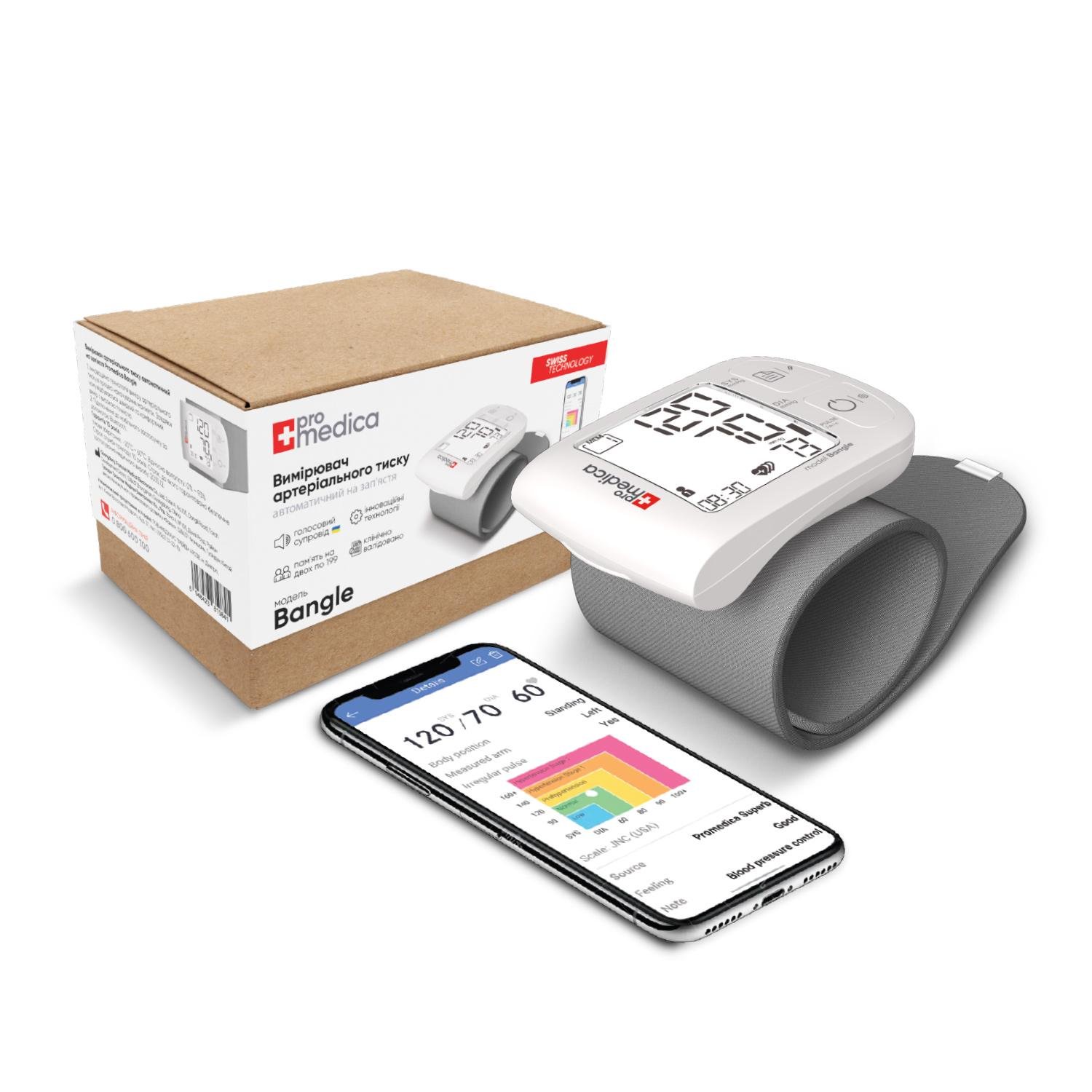 Тонометр автоматический ProMedica Bangle (CO002374) - фото 2