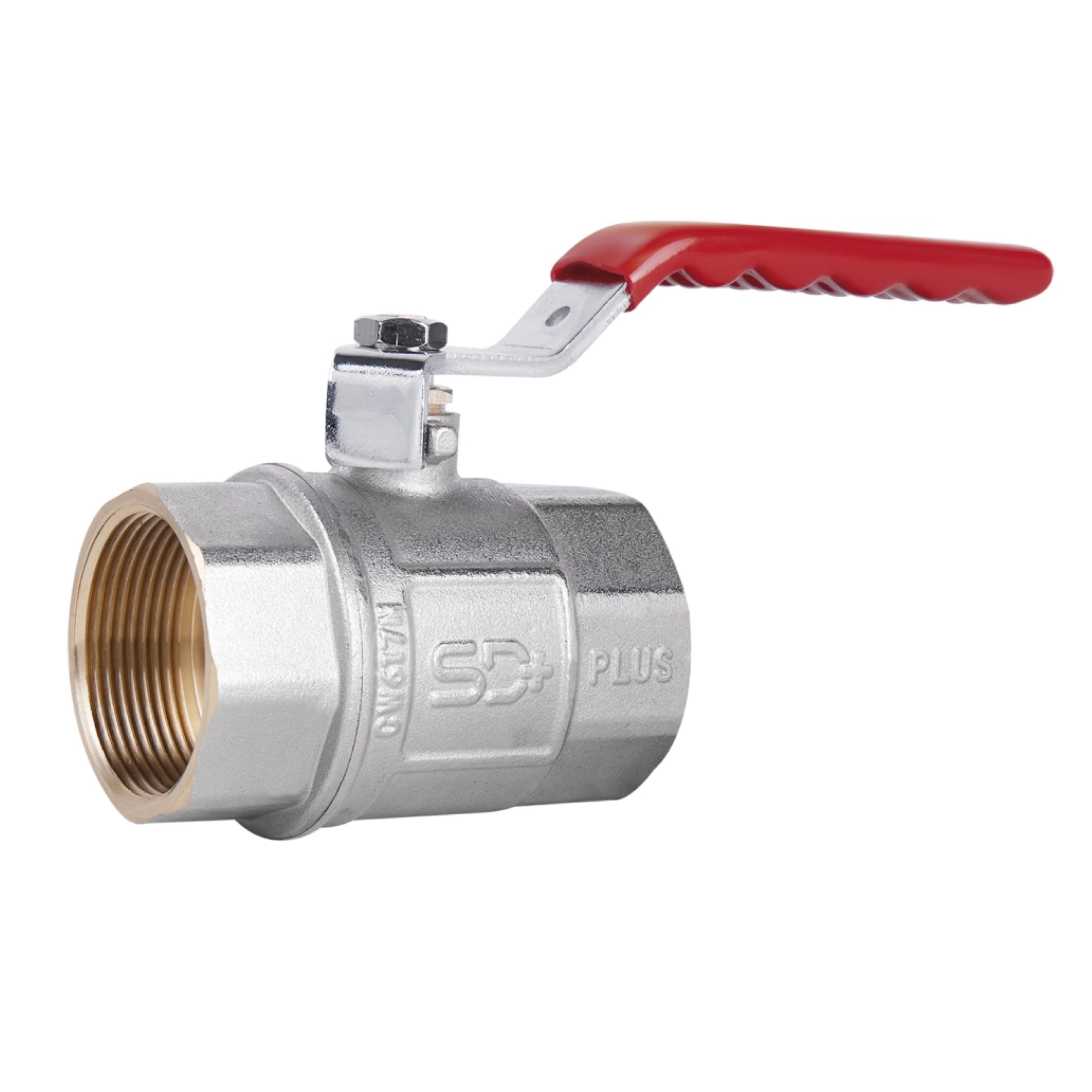 Кран шаровой SD Plus 1" 1/2 ВР для воды рычаг (SD600NW40PN40)