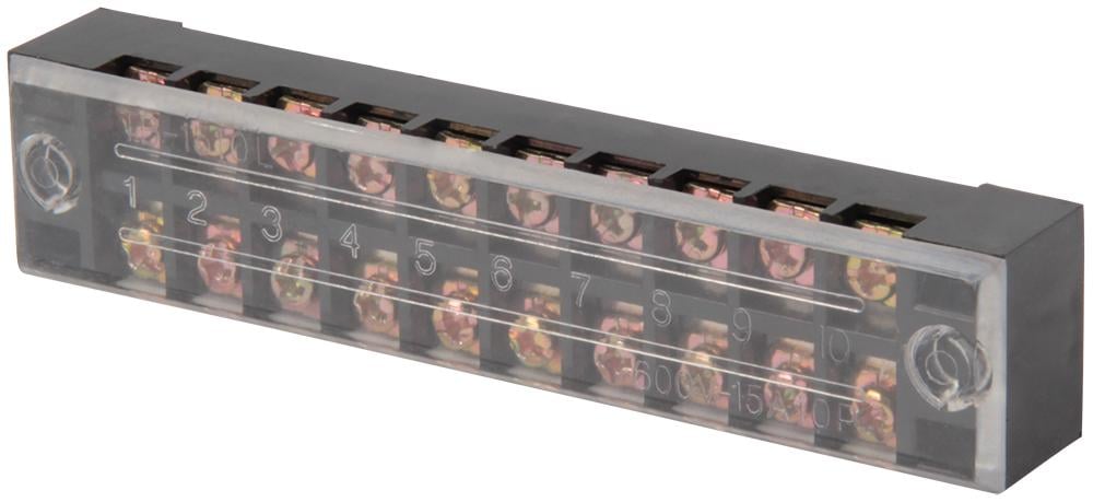 Колодка клемна в корпусі E.NEXT e.tc.protect.15.10 10P 15A 600V (p056004)