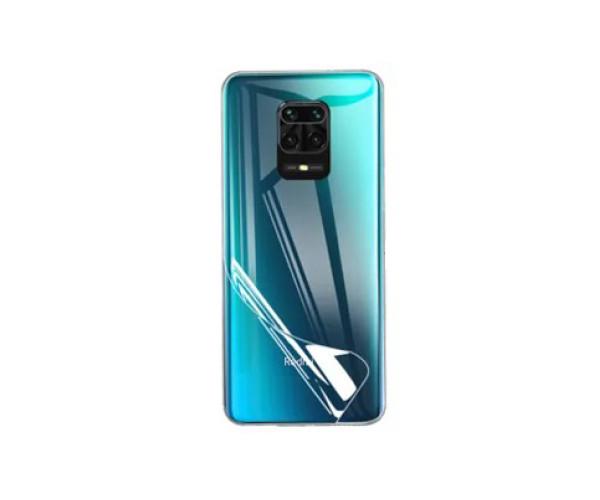 Противоударная гидрогелевая пленка Hydrogel Film для Xiaomi Redmi Note 9 на заднюю панель, Transparent