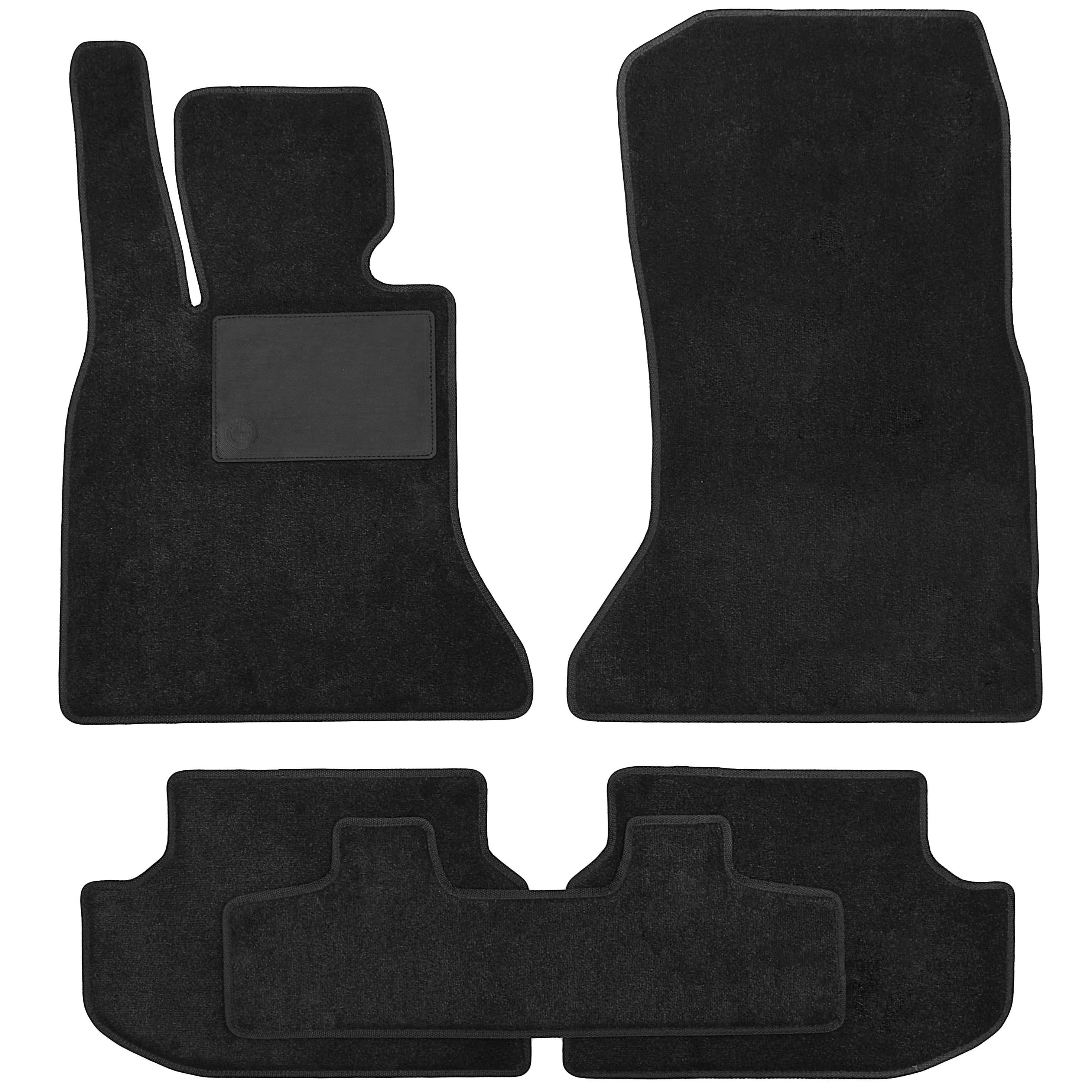 Коврики в салон для BMW 5 F10/11 '13-16 текстильные Черный