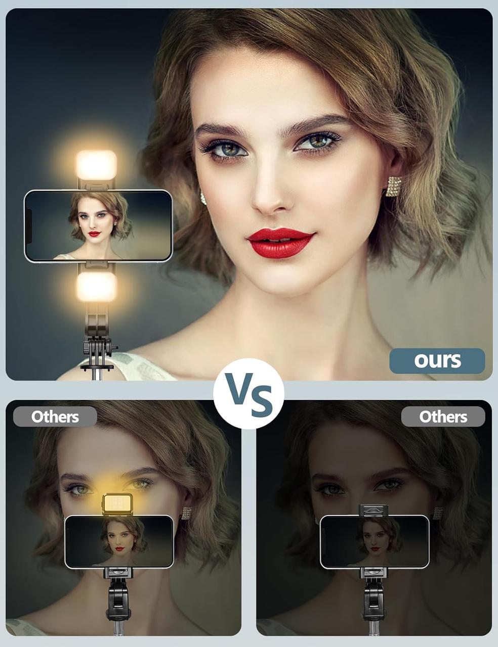 Штатив для селфі-палиці Pnitri з підсвічуванням (2441613170) - фото 4