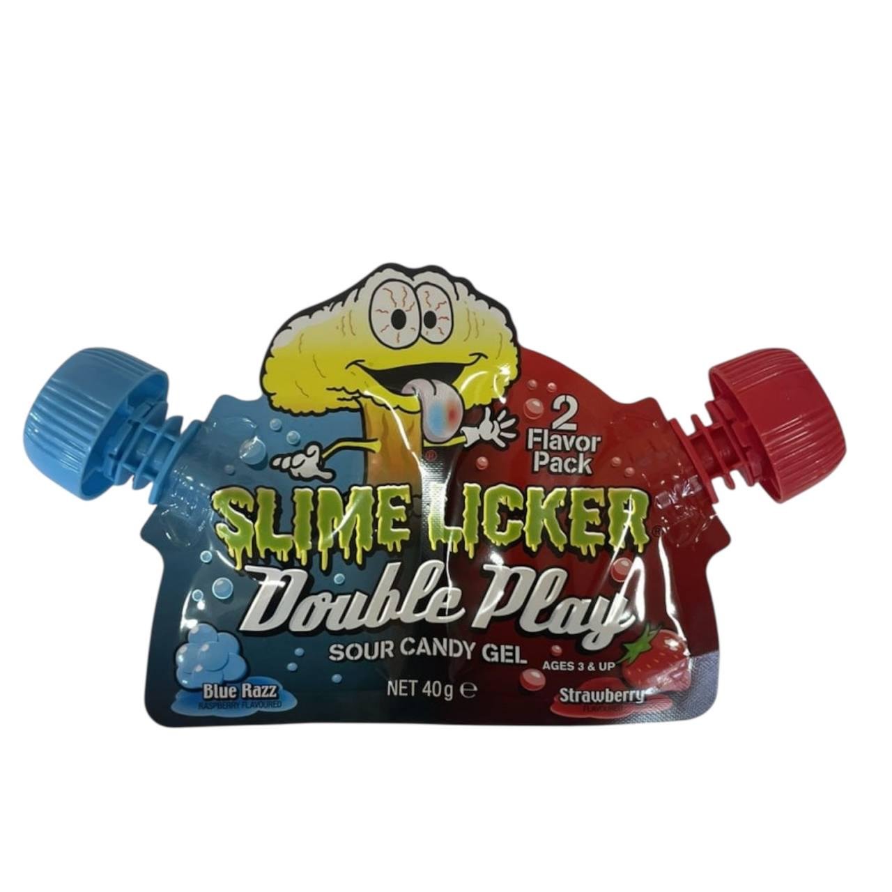 Гель жевательный кислый Toxic Waste Slime Licker Double Play Малина и клубника 40 г (00000006617)