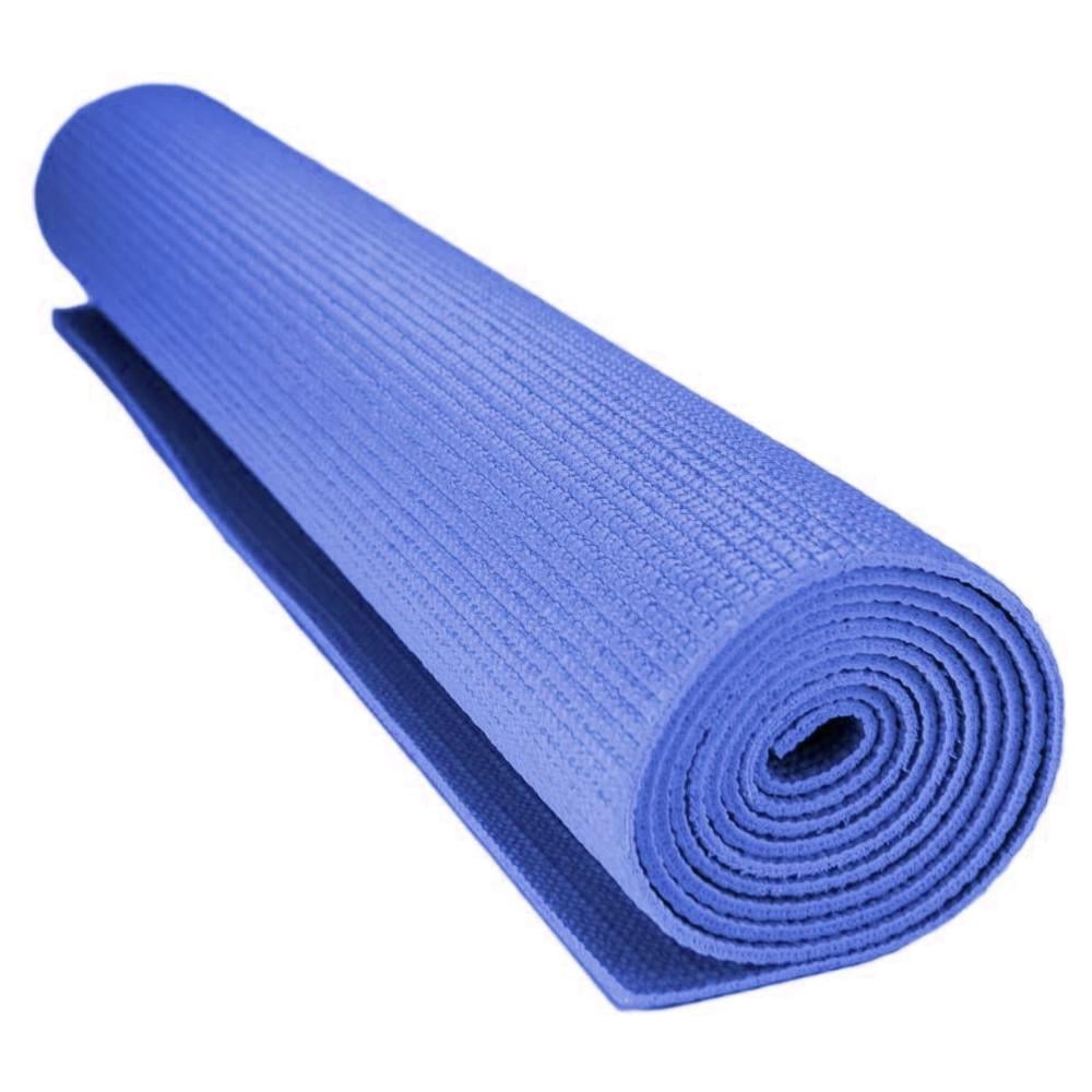 Килимок для йоги та фітнесу Power System PS-4014 PVC Fitness Yoga Mat Blue 173х61х0,6 см (15272638) - фото 2