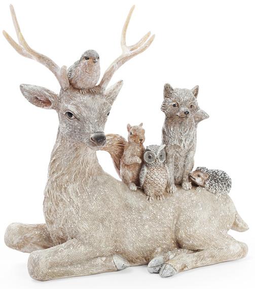 Статуэтка декоративная Лесная композиция 25 см (BD-707-225)