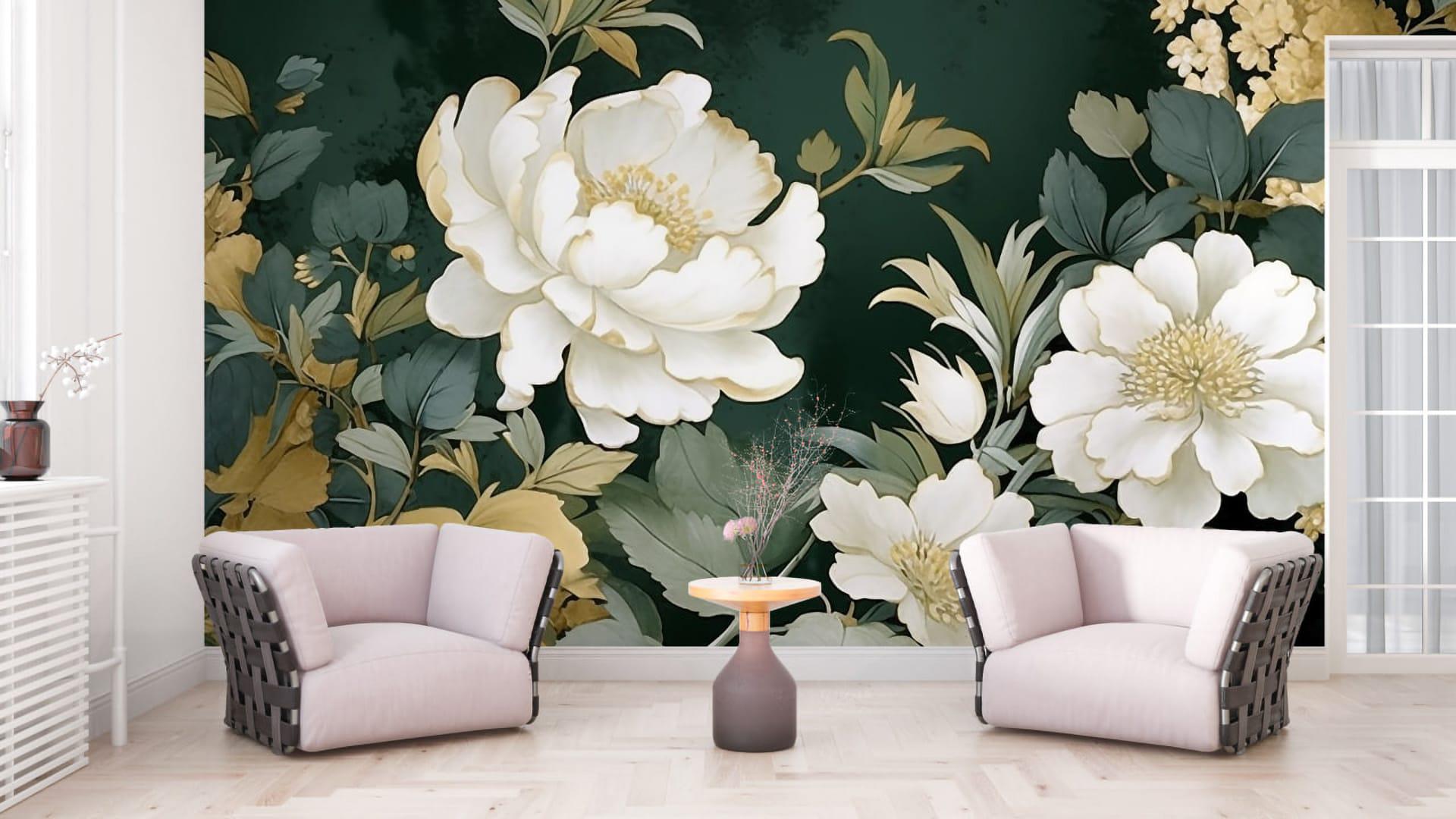 Фотообои флизелиновые Styleo Print-walls Сказочные цветы 065 300х200 см (Pw-065)