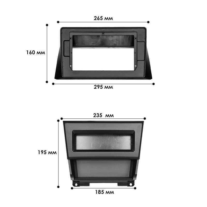 Переходная рамка 10,1" Honda Accord 8 2008-2013 (1234-2) - фото 4