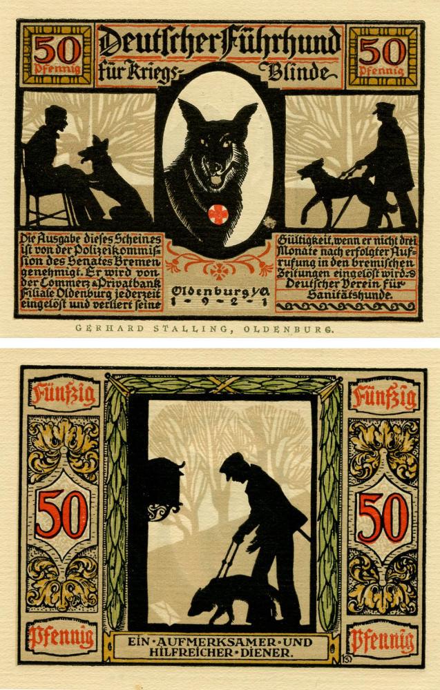 Коллекционная банкнота Германия Нотгельд 50 пфеннигов 1921 F-VF Ольденбург Разновидность 1 (Б18827) Коллекционная банкнота Германия Нотгельд 50 пфеннигов 1921 F-VF Ольденбург Разновидность 1 (Б18827)