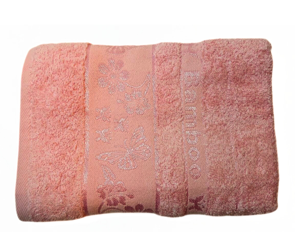 Рушник бамбуковий Cotton Area Bamboo 50х90 см Рожевий (12741) - фото 1 Рушник бамбуковий Cotton Area Bamboo 50х90 см Рожевий (12741) - фото 1