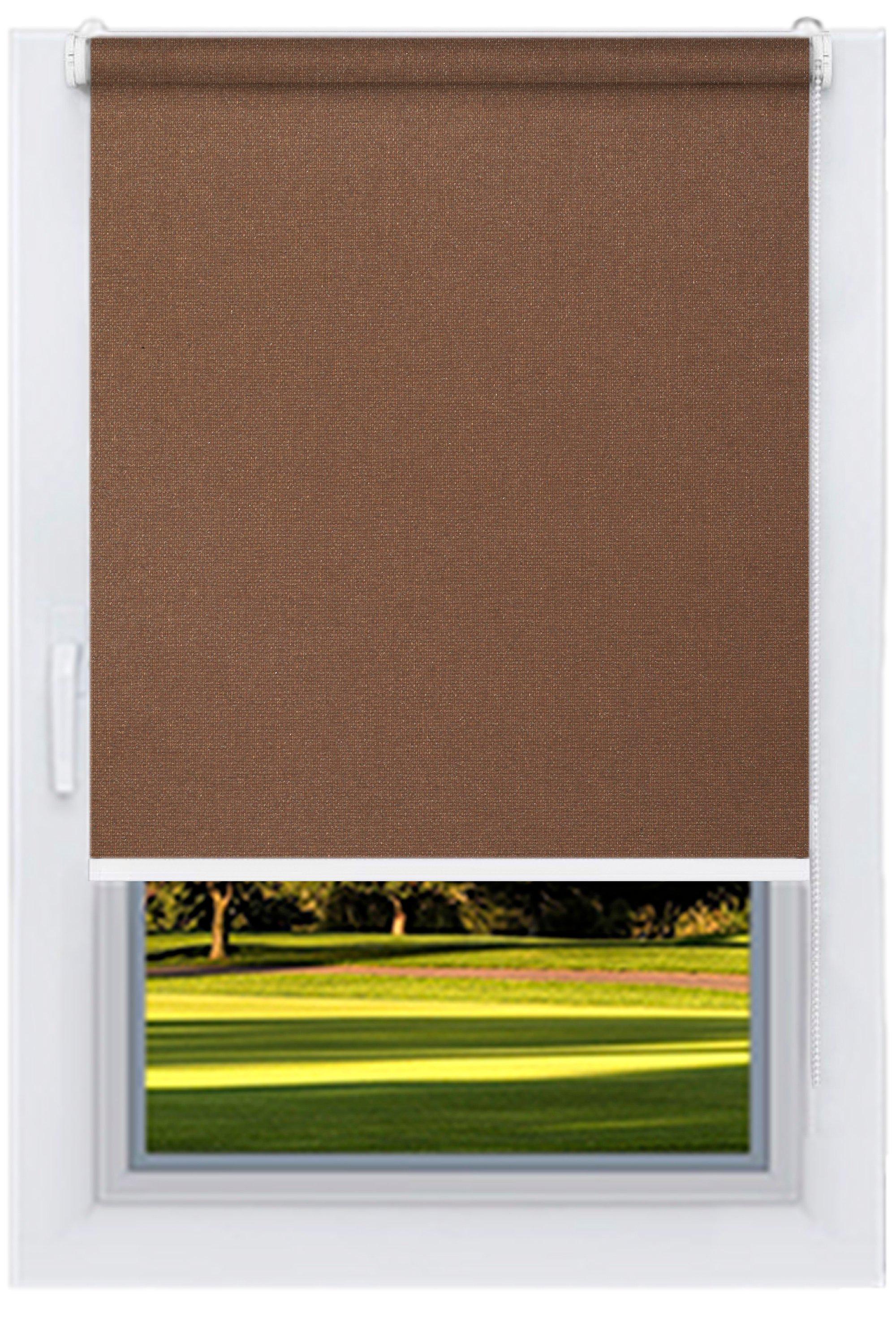 Ролета тканевая Decolux 107,5х200 см Camila Germany Коричневый