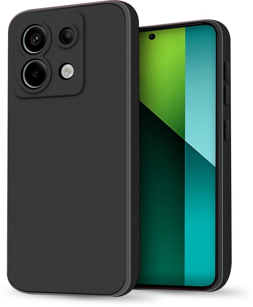 Силиконовый чехол HardCorner Xiaomi Redmi Note 13 Pro 5G (с микрофиброй) Black (35428-2B)