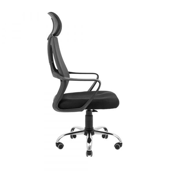 Кресло офисное Richman Профи Хром Пиастра сетка Черный/Серый (1634586) - фото 3