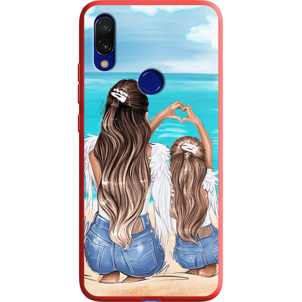Чехол Boxface Xiaomi Redmi 7 Family Vacation Красный силикон (36506-up2380-37060)