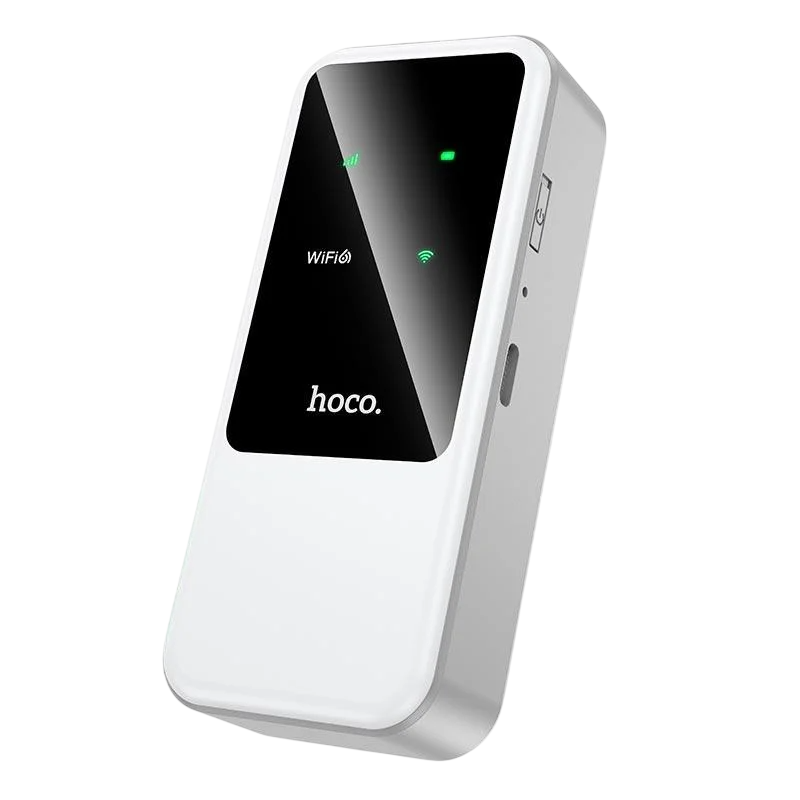 Роутер Wi-Fi портативный Hoco HI42/4G до 150 Мбит/с Wi-Fi 6/поддержка SIM-карт до 8 ч. Белый (68b5065f)