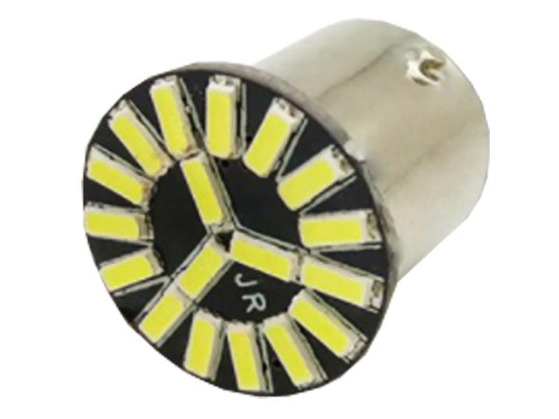Автомобильная лампа светодиодная LEDUA T25-4014-18 SMD 1156 12V Красный (2106)