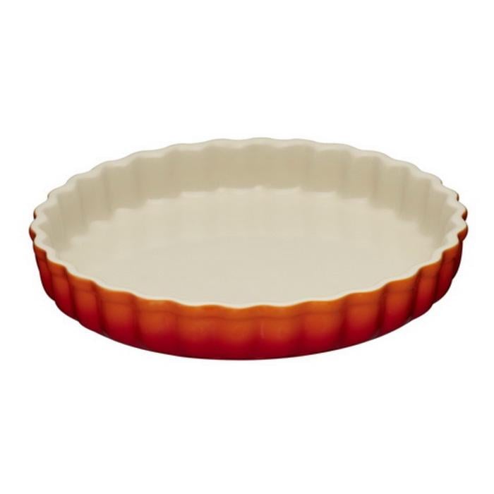 Блюдо для запекания круглое Le Creuset волнистое 24 см Оранжевый (33972240)