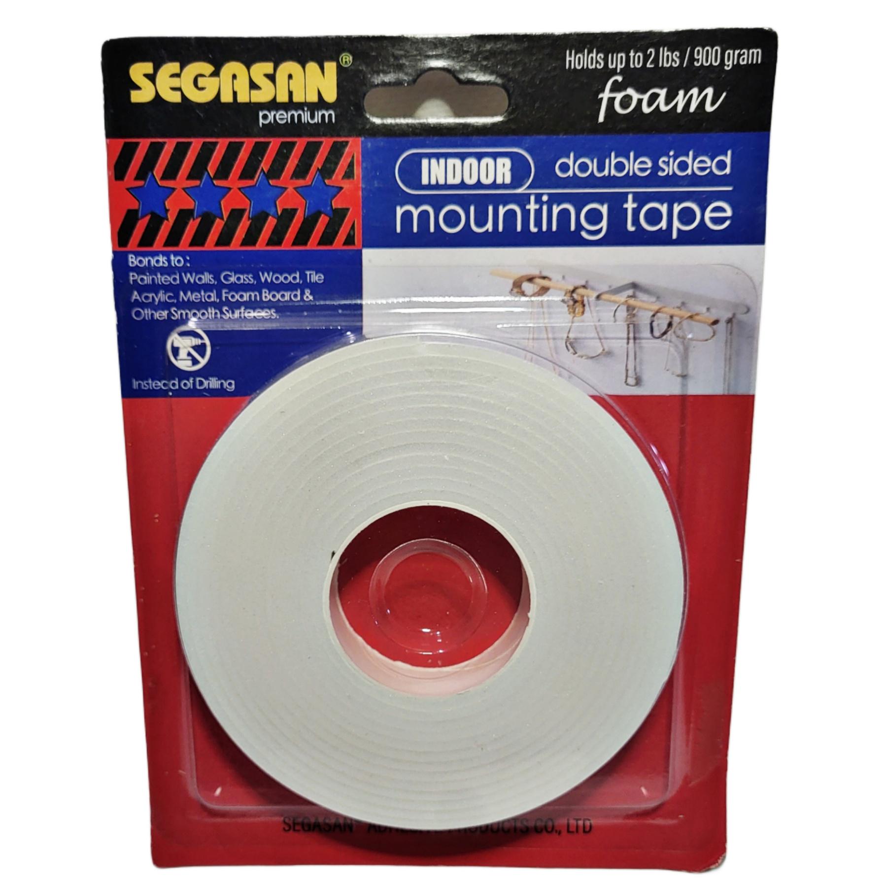 Скотч двосторонній SegaSan для декору та ремонту на пінній основі 3,5 м/1,8 см (25601273)
