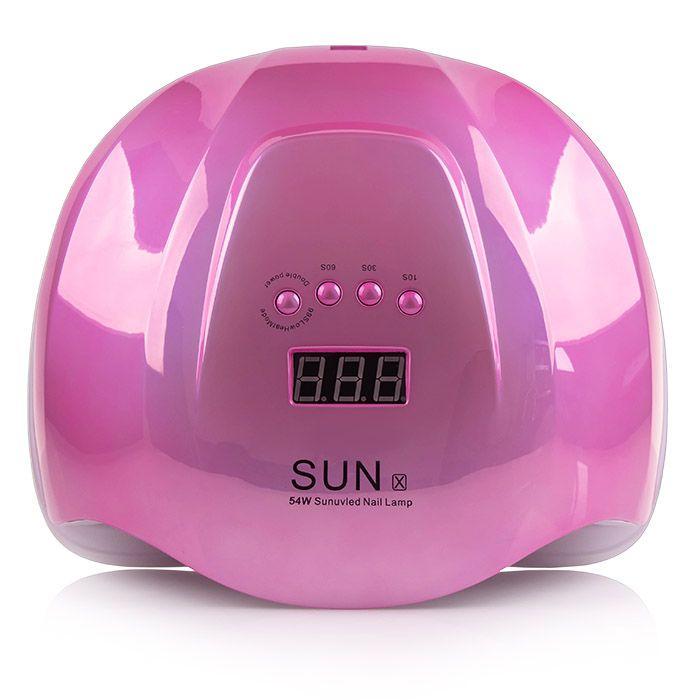 Лампа UV/LED SUN X Chrom гібридна 54 Вт Рожевий