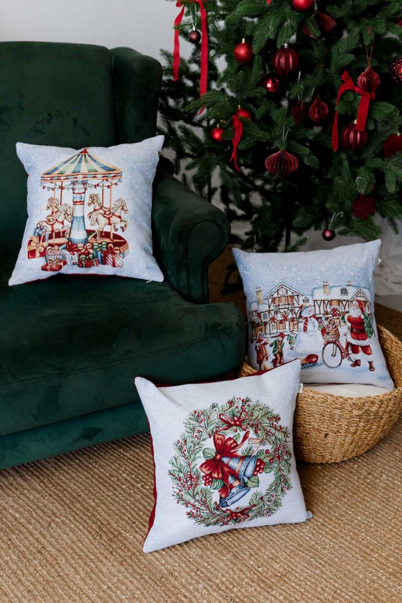 Наволочка гобеленова Карусель CAROUSEL 45х45 см (041944) - фото 4