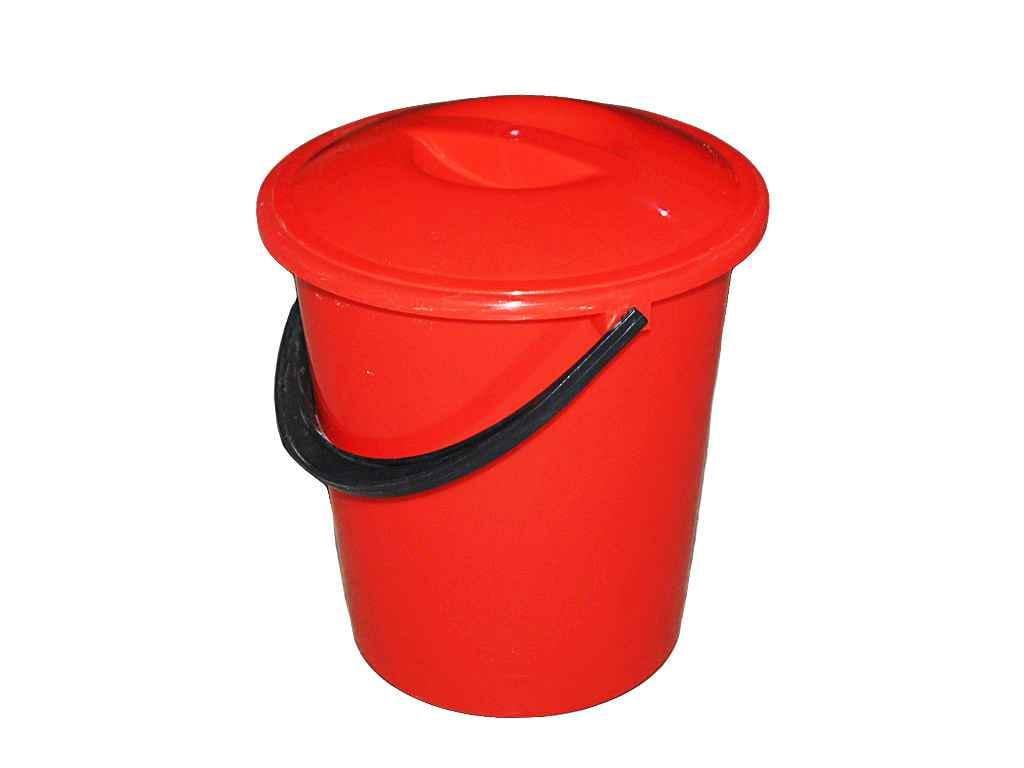 Відро Мед харчове з кришкою 7 л Червоний (102590)