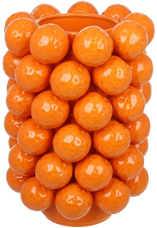 Ваза фарфоровая Orange с рельефным декором 23х33 см