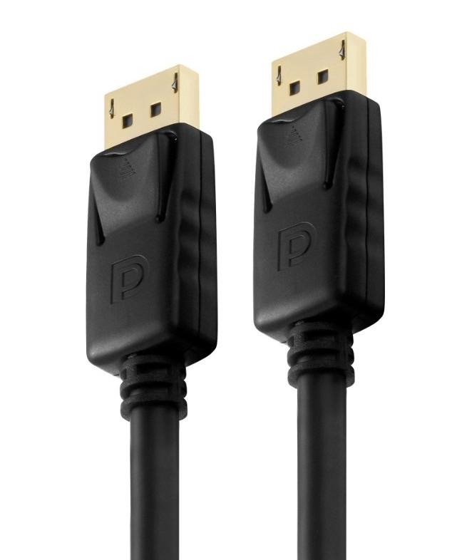 Кабель RIAS DisplayPort-DisplayPort 1,8 м Black (3_05056) - фото 1