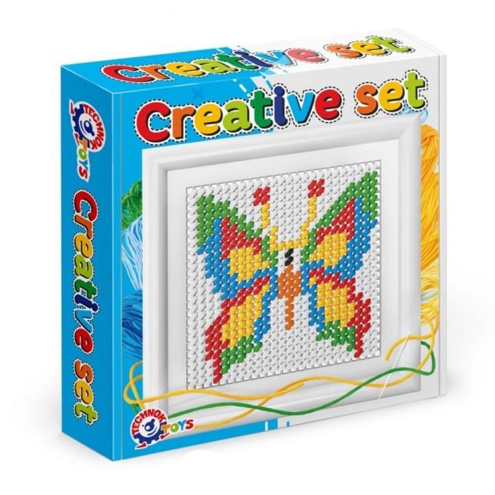 Набір для дитячої творчості ТехноК Вишиваночка Метелик (3527-8TXK)