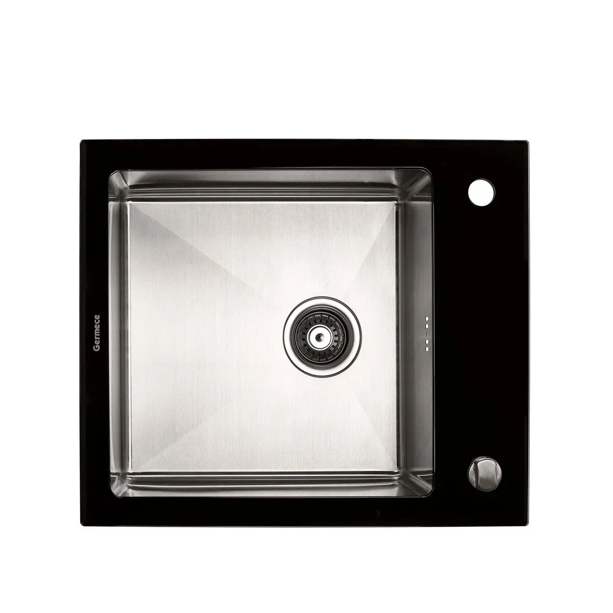Мойка для кухни Platinum Handmade Glass 600x510x200 мм Black (36812359) Мойка для кухни Platinum Handmade Glass 600x510x200 мм Black (36812359)