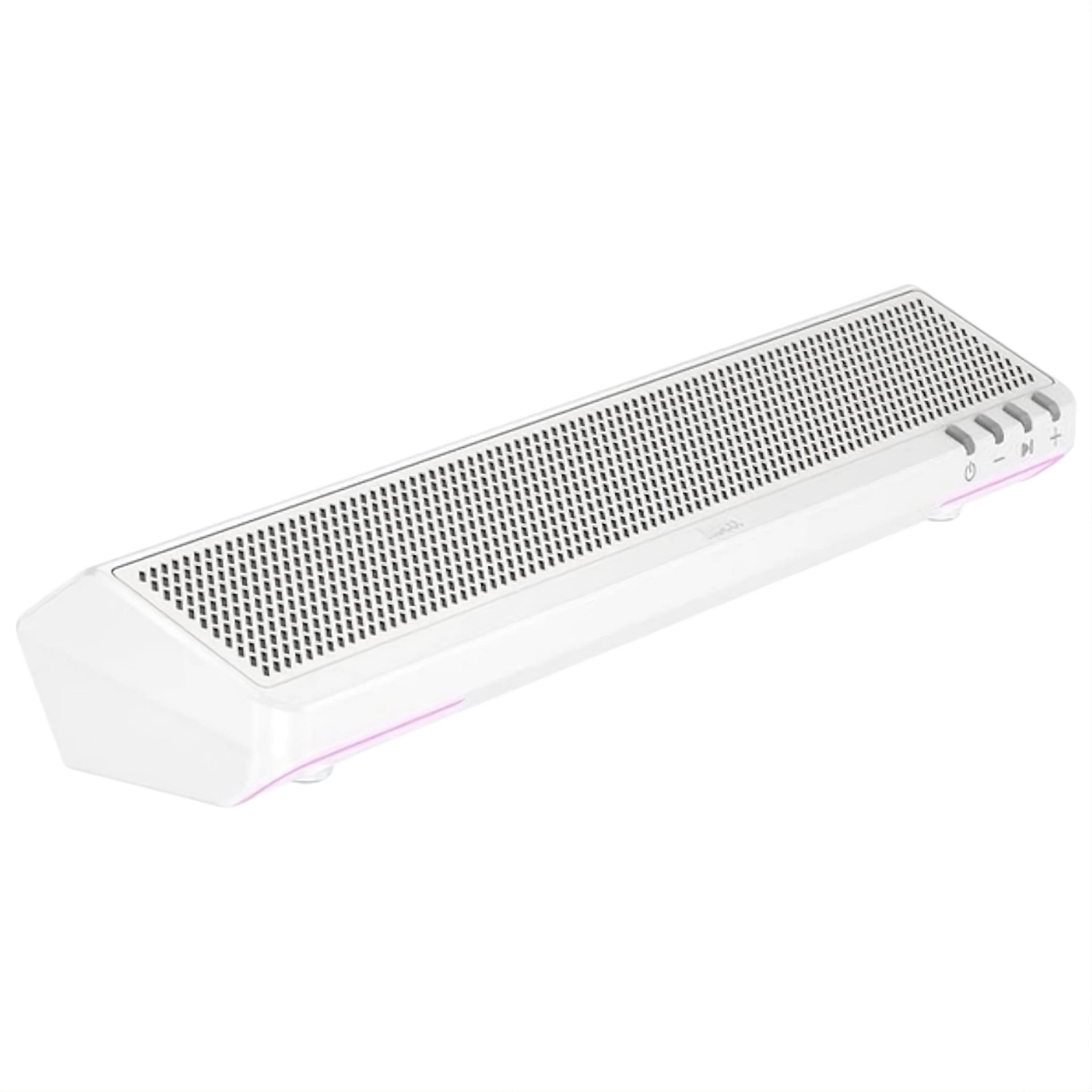 Акустична система Hoco BS66 саундбар Bluetooth 5.4/USB з DAC/RGB LED Білий (30821473)