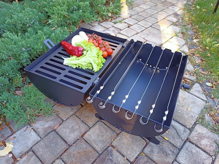 Гриль-мангал розкладний дорожній (2244296284) - фото 4