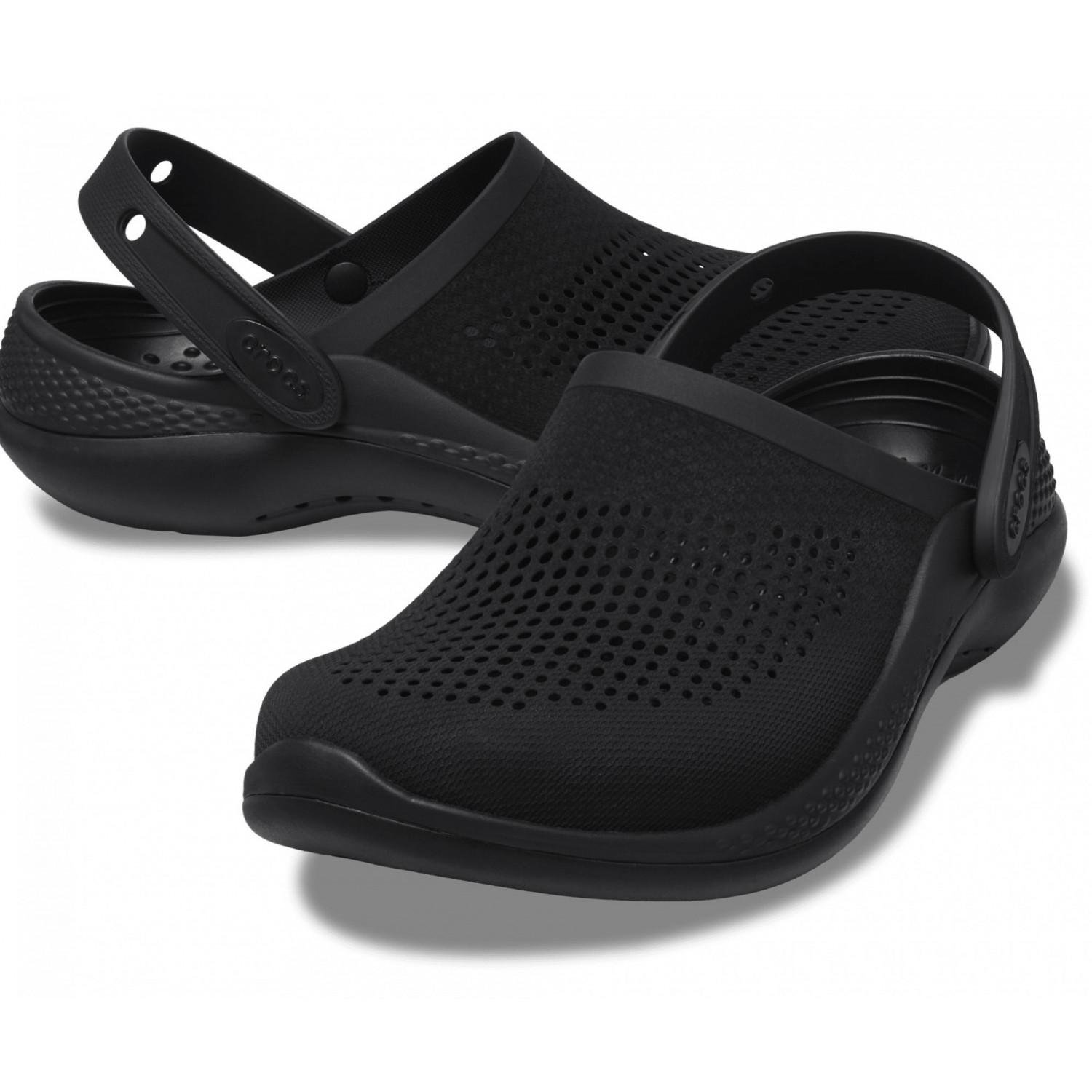 Сабо Crocs LiteRide 360 Clog M12 р. 45 29,5 см Black/Black (206708) - фото 3