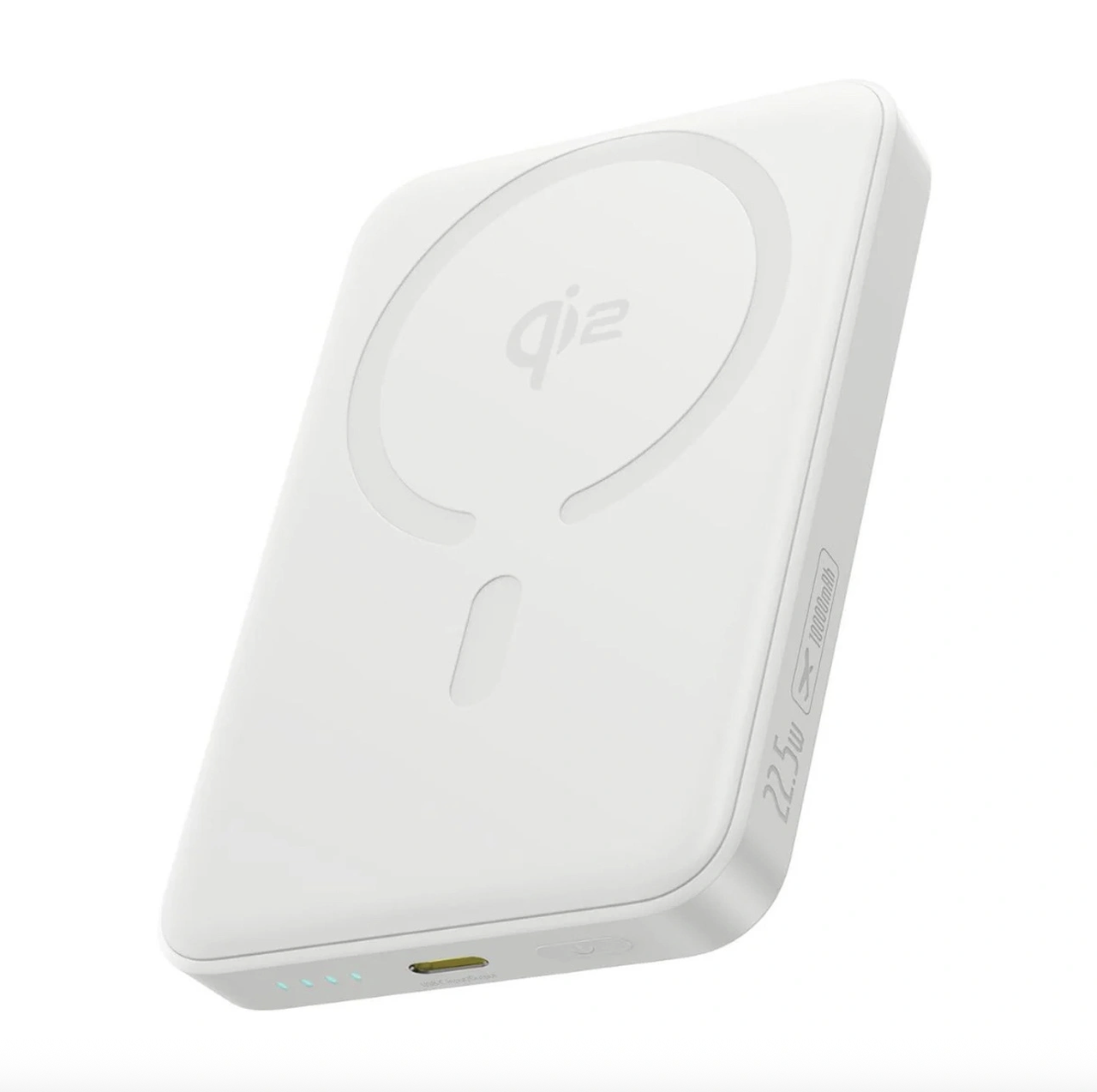 Повербанк магнитный BASEUS EnerFill FM12 Qi2 10000 mAh 22,5W беспроводная зарядка 15W MagSafe USB-C White (135818718)