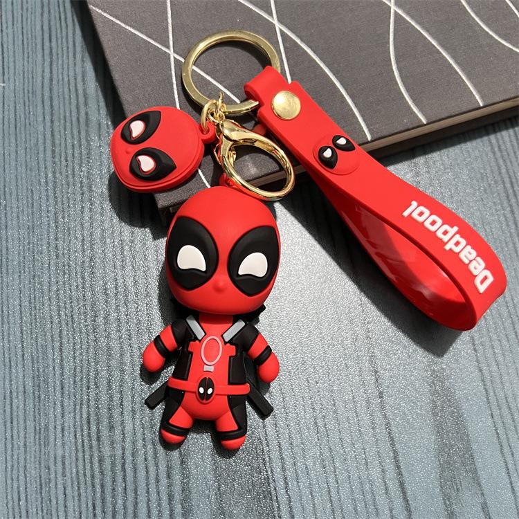 Брелок Deadpool черный Марвел супергерой 7 см - фото 4 Брелок Deadpool черный Марвел супергерой 7 см - фото 4