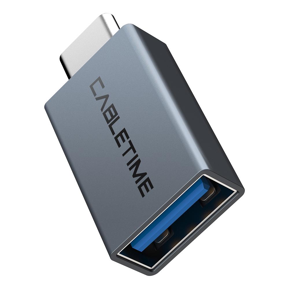 Переходник Cabletime USB-C Male to USB3.0 Female OTG (CP76G)