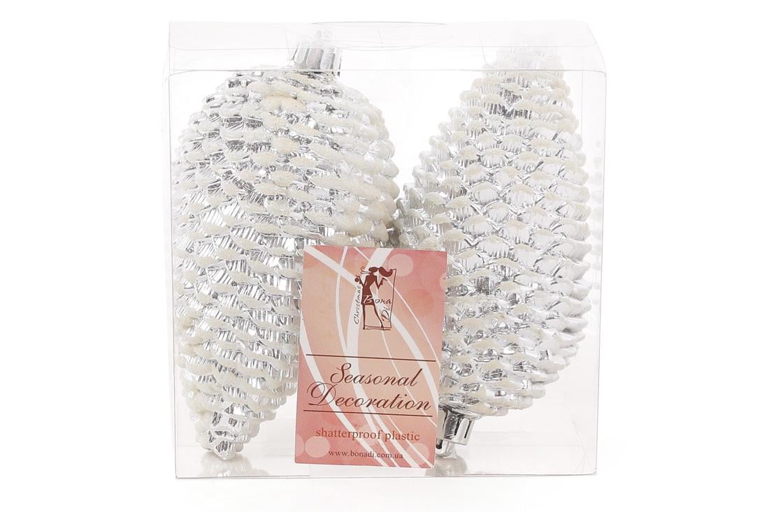 Набор елочных украшений Шишки BonaDi 2 шт. (147-125)