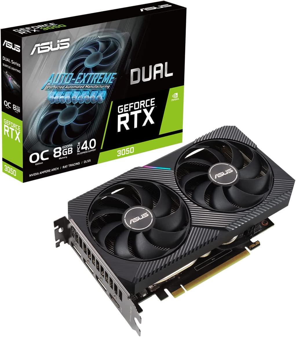 Відеокарта Asus GeForce RTX 3050 8GB GDDR6 DUAL OC DUAL-RTX3050-O8G (90YV0HH0-M0NA00) - фото 9