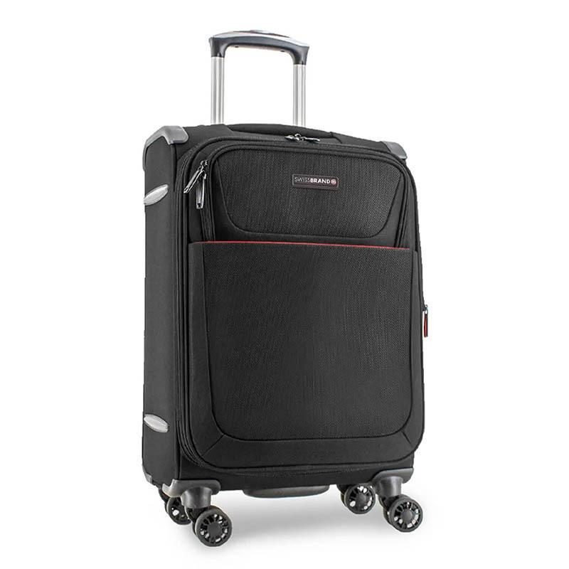 Чемодан на 4-х колесах Swissbrand Fairview M 63-72,5 л Black (DAS301876)