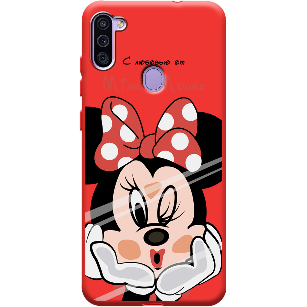 Чехол Boxface Samsung M115 Galaxy M11 Lady M Красный силикон (39780-cc59-40327)