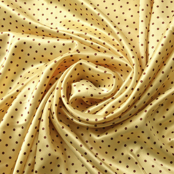 Ткань Ideia Горохи атлас 1,45 м Beige (2200004109022)