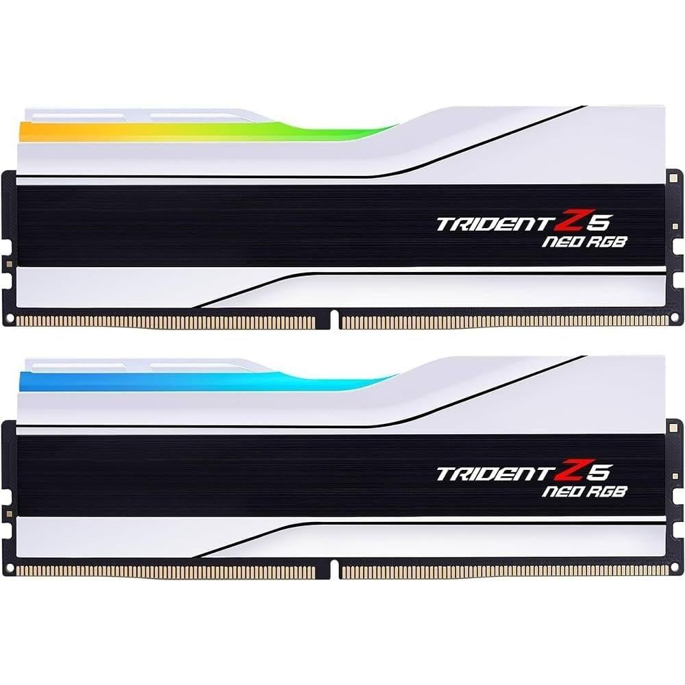Оперативная память G.Skill Trident Z5 Neo RGB DDR5 64 Гб Kit 6000 МГц White (F5-6000J3636F32GX2-TZ5NRW)