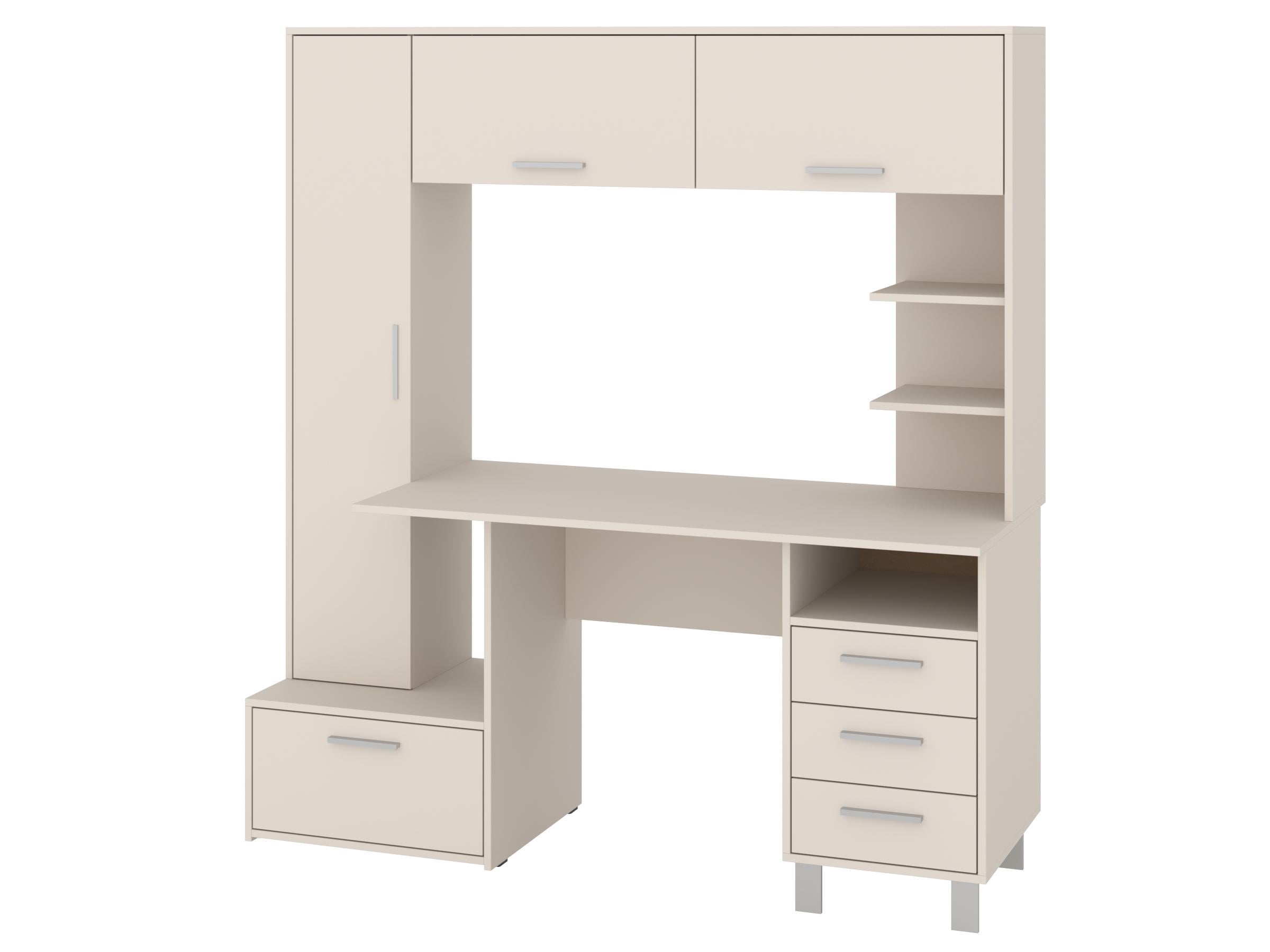 Письменный стол PEHOTIN Драйв 160х60х75/172,5 см Кашемир (PN-101329)