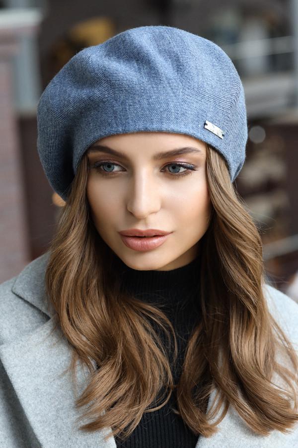 Берет одинарный Braxton Виста женская Джинсовый (6070)