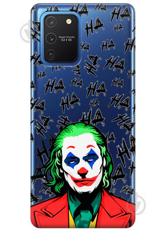 Прозрачный силиконовый чехол iSwag для Samsung Galaxy S10 Lite с рисунком - Джокер (KS3493) Прозрачный силиконовый чехол iSwag для Samsung Galaxy S10 Lite с рисунком - Джокер (KS3493)