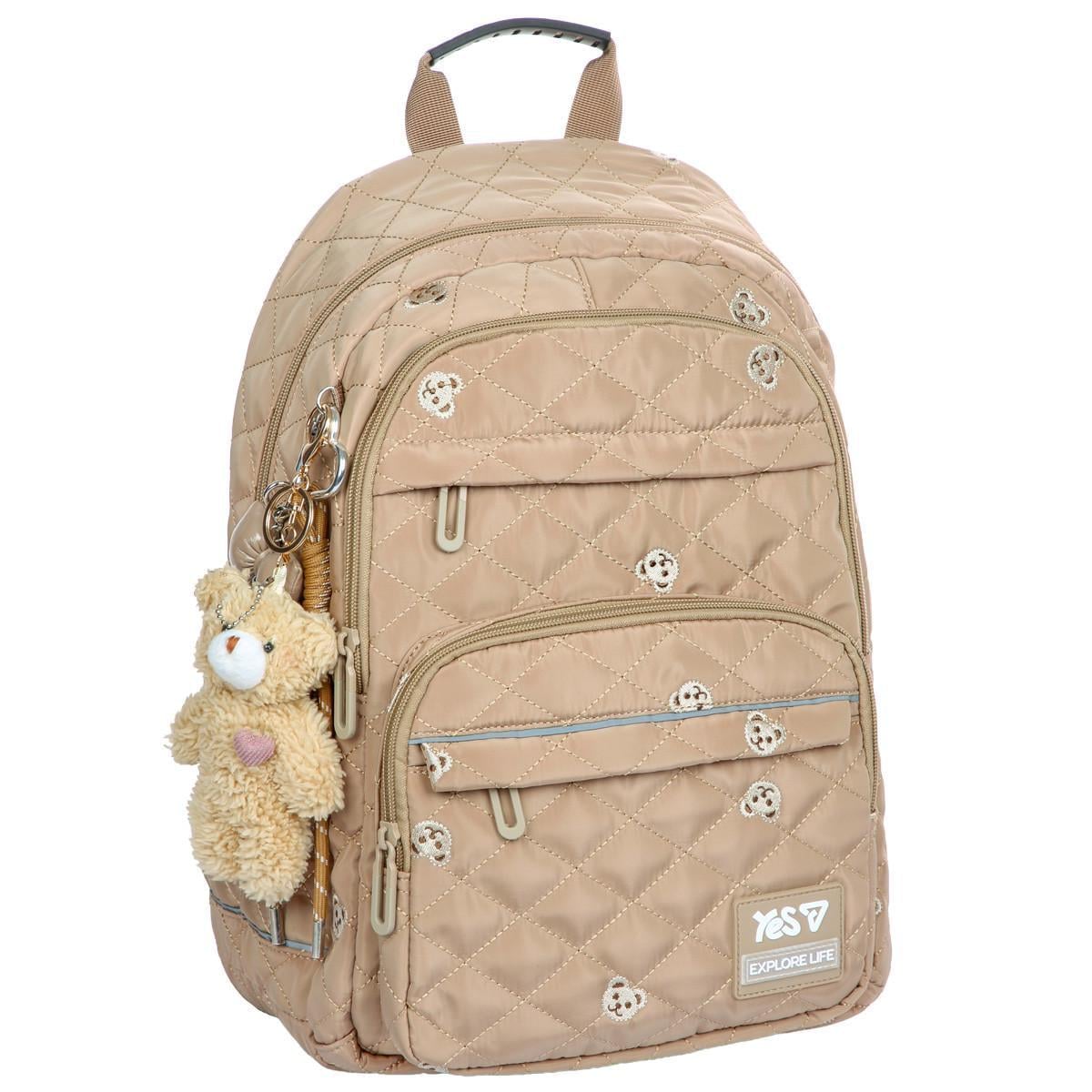Школьный рюкзак YES 2026 Bear Friend TS-47M (550307)