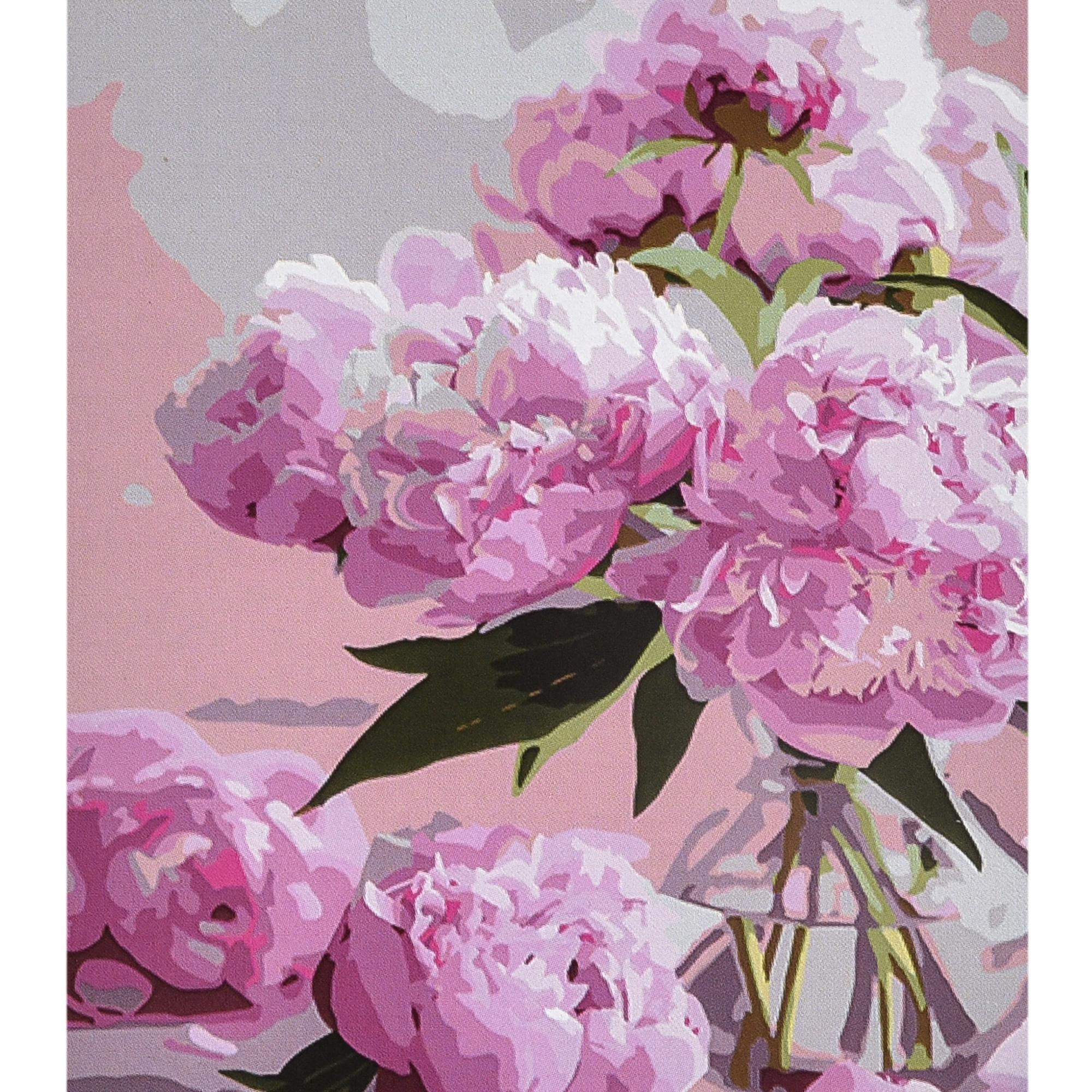 Картина по номерам Strateg Премиум Нежная композиция с лаком и уровнем 40x50 см (Str-VA-4641)