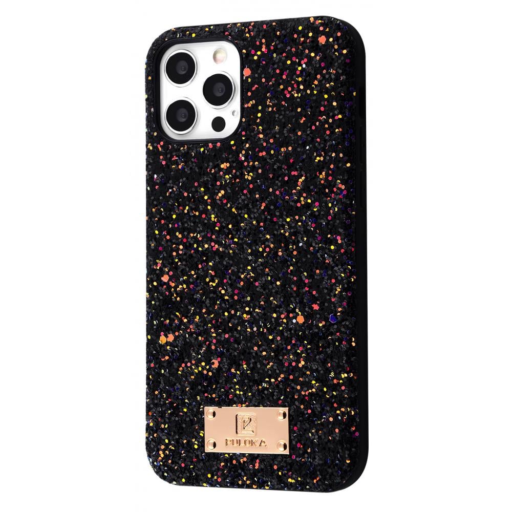 ᐉ Чехол с камнями и блёстками PULOKA Macaroon iPhone X/Xs black Черный •  Купить в Киеве, Украине • Лучшая цена в Эпицентр