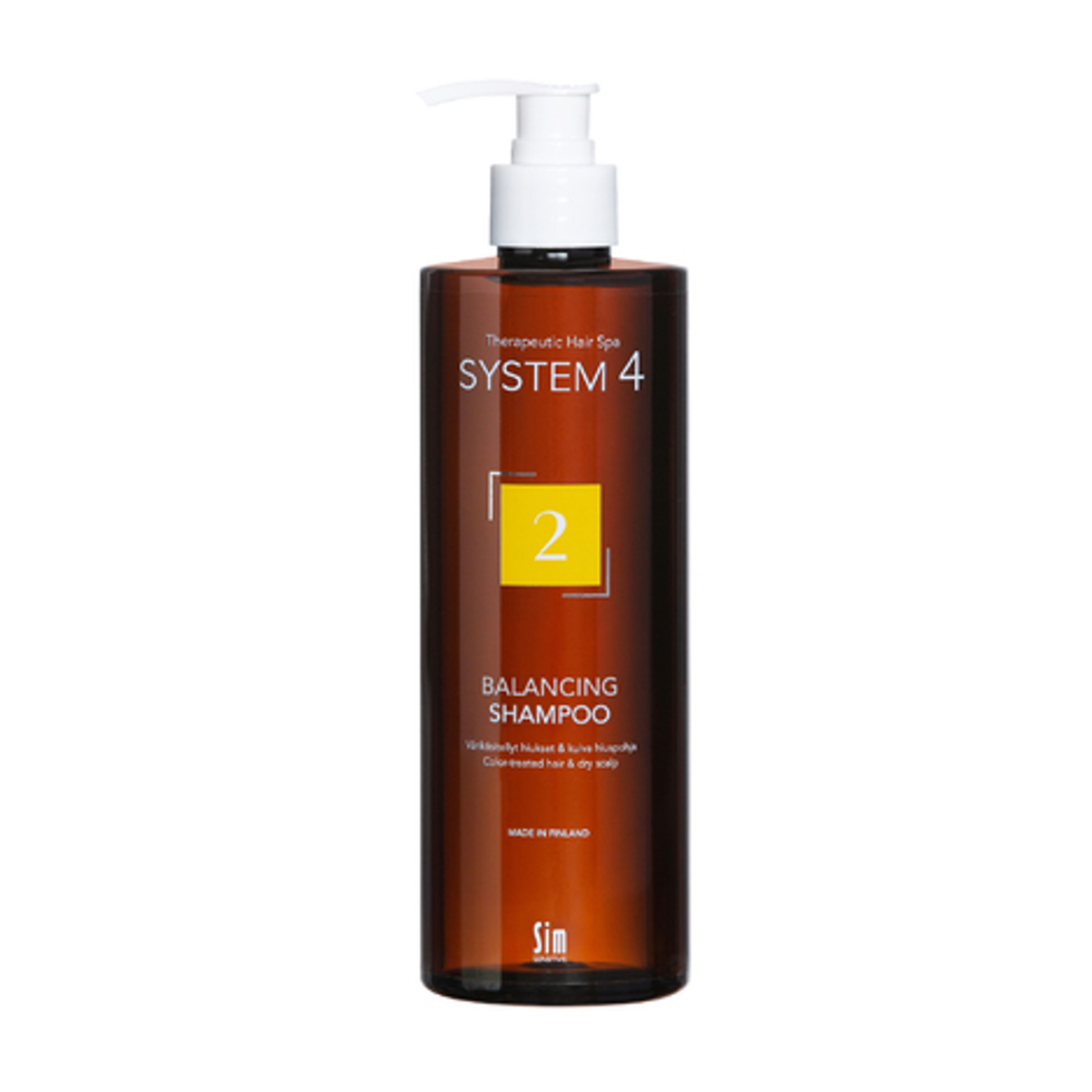 Шампунь Sim Sensitive System 4 Balancing Shampoo для сухой кожи головы и поврежденных волос 500 мл (6417150024475) - фото 1