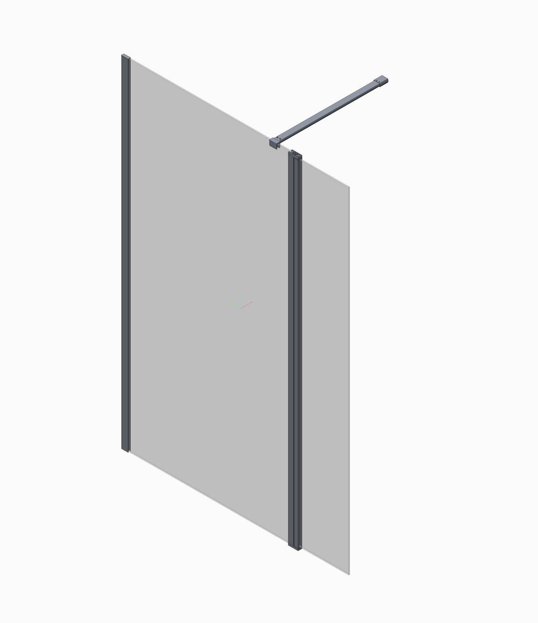 Душевая перегородка Koer SR SP03-30x200-TR-01 Walk-In прозрачное стекло Easy Clean 8 мм Хром (KR5399) - фото 6 Душевая перегородка Koer SR SP03-30x200-TR-01 Walk-In прозрачное стекло Easy Clean 8 мм Хром (KR5399) - фото 6