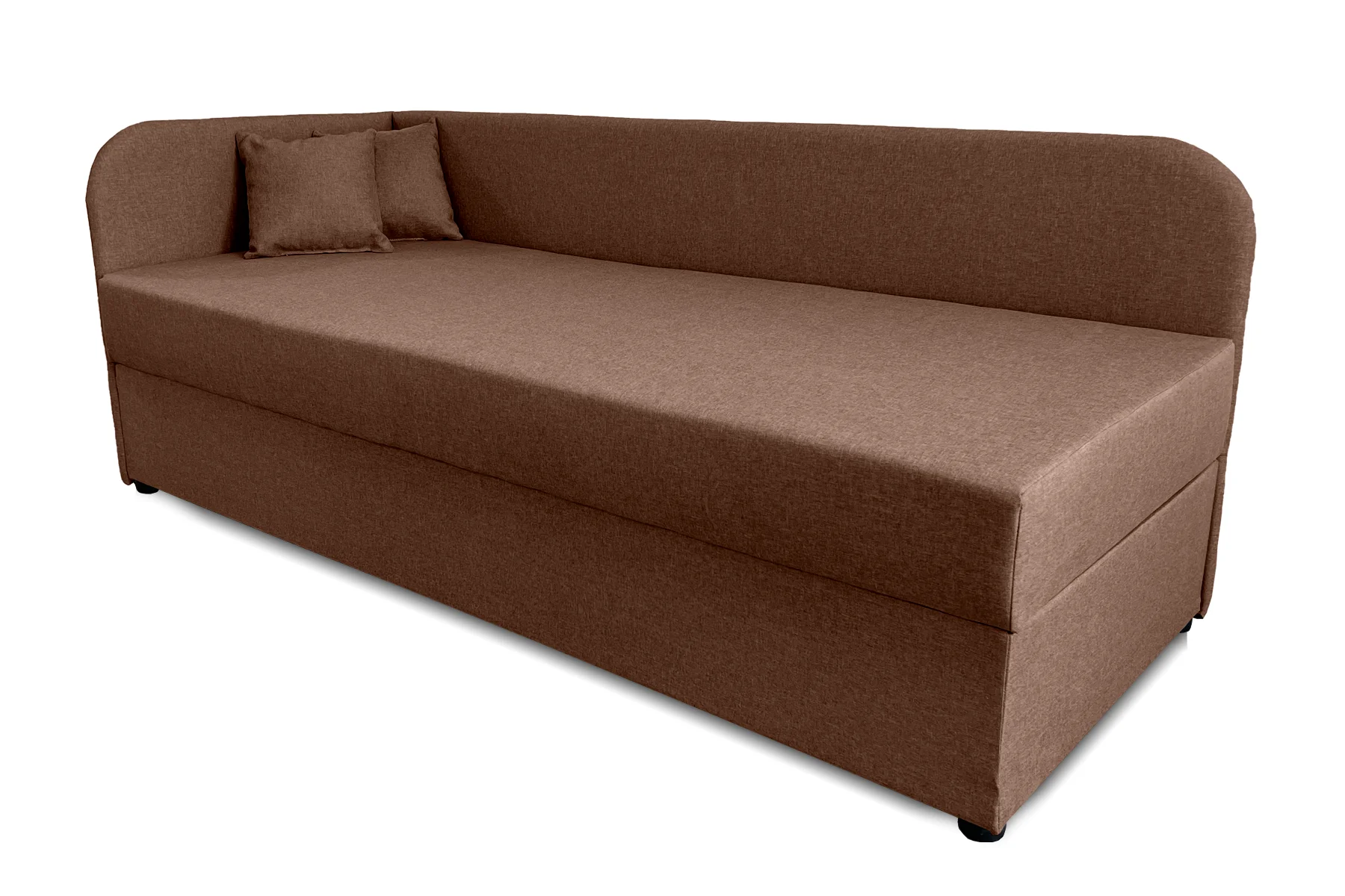 Диван-кровать Альфа 198х80 см Коричневый (25484927) - фото 8