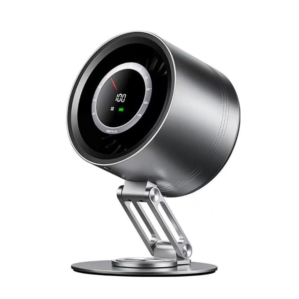 Вентилятор Remax RS-ZF13 металлический с турбонаддувом и LED-дисплеем аккумуляторный (7dd6103b)
